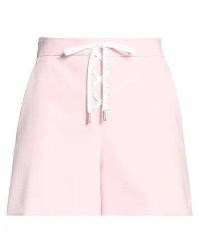 Boutique Moschino Woman Shorts & Bermuda Shorts Light Pink Size 6 Polyester, Elastane