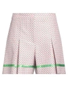 Boutique Moschino Woman Shorts & Bermuda Shorts Pink Size 10 Polyester, Cotton In Pink