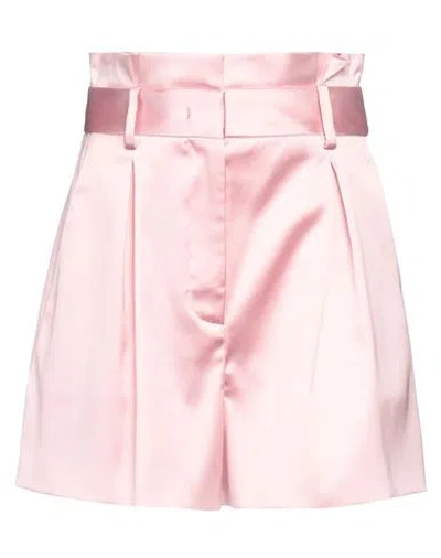 Boutique Moschino Woman Shorts & Bermuda Shorts Pink Size 10 Acetate, Polyamide, Elastane
