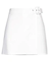 Boutique Moschino Woman Shorts & Bermuda Shorts White Size 8 Cotton, Elastane