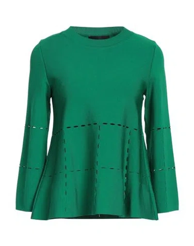 Boutique Moschino Woman Sweater Green Size 10 Viscose, Polyamide