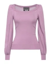 Boutique Moschino Woman Sweater Light Purple Size 6 Viscose, Polyamide In Purple