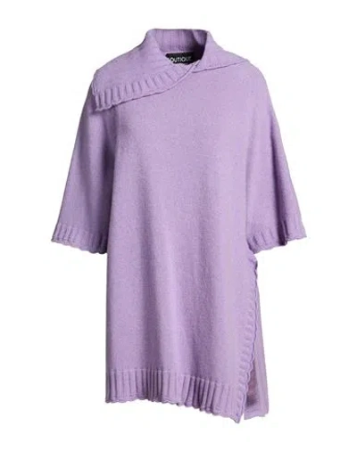Boutique Moschino Woman Sweater Lilac Size 6 Virgin Wool, Cashmere In Purple