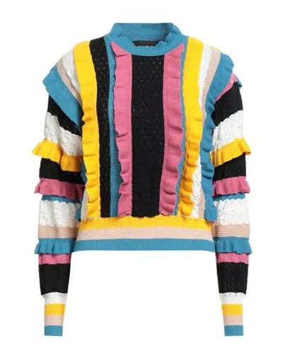 Boutique Moschino Woman Sweater Mauve Size 14 Virgin Wool, Polyamide, Elastane In Multi