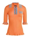 Boutique Moschino Woman Sweater Orange Size 8 Viscose