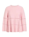 Boutique Moschino Woman Sweater Pink Size 14 Viscose, Polyamide