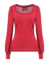 Boutique Moschino Woman Sweater Red Size 8 Viscose, Polyamide