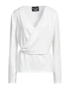 Boutique Moschino Woman Sweater White Size 4 Viscose, Polyamide In White