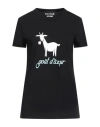 Boutique Moschino Woman T-shirt Black Size 14 Cotton