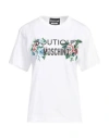 Boutique Moschino Woman T-shirt White Size 2 Cotton In White
