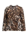 Boutique Moschino Woman Top Black Size 6 Polyester, Elastane In Black