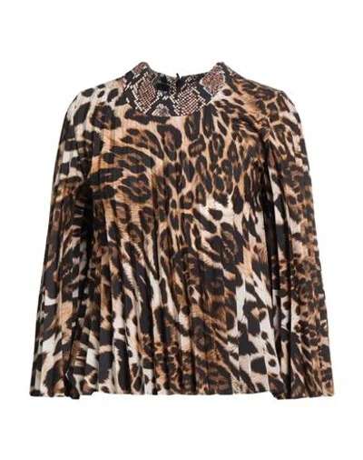 Boutique Moschino Woman Top Black Size 6 Polyester, Elastane