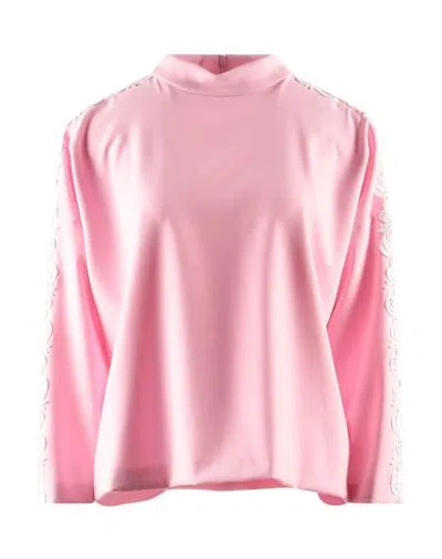 Boutique Moschino Woman Top Pink Size 6 Polyester, Elastane