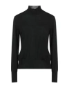 Boutique Moschino Woman Turtleneck Black Size 14 Virgin Wool