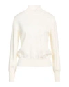 Boutique Moschino Woman Turtleneck Cream Size 8 Virgin Wool In White