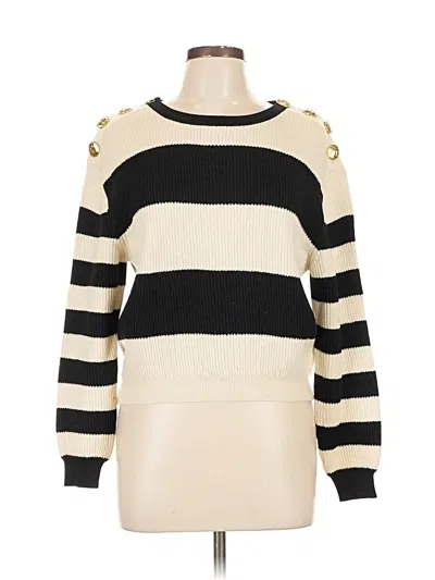 Pre-owned Boutique Moschino Wool Pullover Sweater In Black