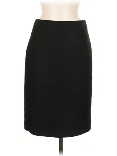 Pre-owned Boutique Moschino Wool Skirt In Black