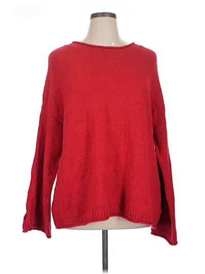 Pre-owned Boutique Pullover Sweater In Red