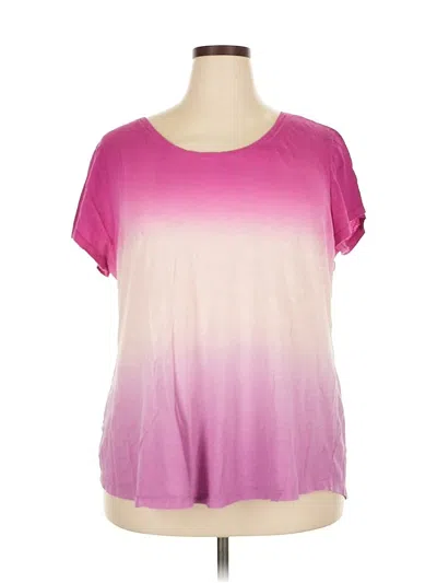 Pre-owned Boutique Short Sleeve T-shirt In Pink