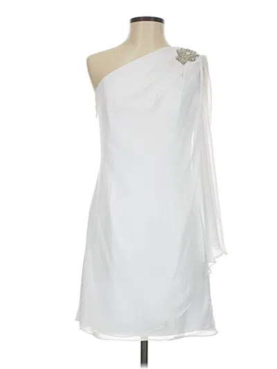 Pre-owned Boutique Sleeveless Top White One Shoulder Neckline Tops