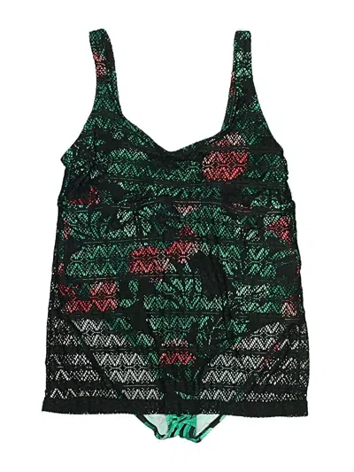 Pre-owned Boutique Swimsuit Top Green Swimwear