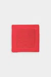 Boutross Hemstitch Coaster Napkins In Red