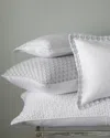 Bovi Fine Linens Angele Shams In Silver