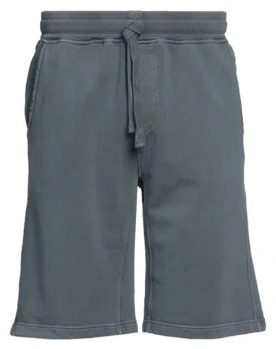 Bowery Man Shorts & Bermuda Shorts Lead Size Xl Cotton In Grey
