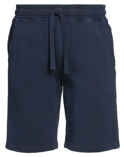 Bowery Man Shorts & Bermuda Shorts Navy Blue Size S Cotton
