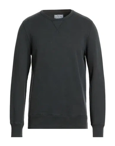 Bowery Man Sweatshirt Charcoal Size Xl Cotton In Gray