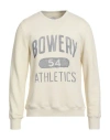 Bowery Man Sweatshirt Cream Size M Cotton