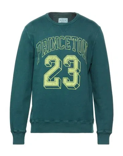 Bowery Man Sweatshirt Dark Green Size Xl Cotton