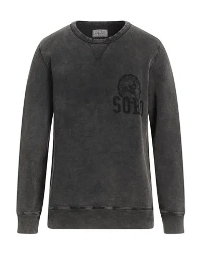 Bowery Man Sweatshirt Steel Grey Size Xl Cotton
