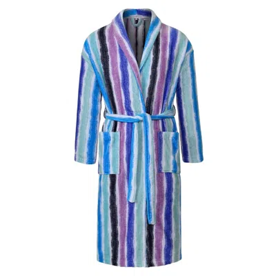 Bown Of London Blue Women's Dressing Gown - Sunset In Multi