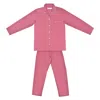 Bown Of London Ladies Pyjamas Brushed Cotton Red - Russo In Red