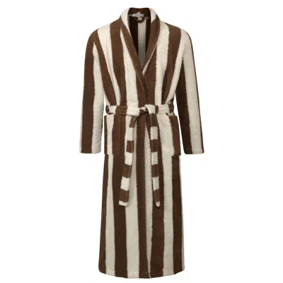 Bown Of London Women's Extra Long Dressing Gown - Chicago In Brown