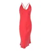 Bown Of London Women's Pink / Purple Bushra Vegan Silk Ruby Cupro Midi Dress In Pink/purple