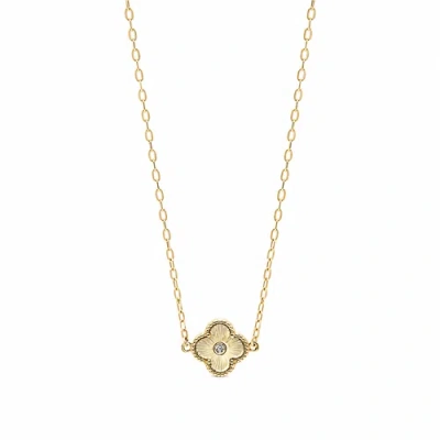 Bowood Lane Arden Gold Clover Necklace