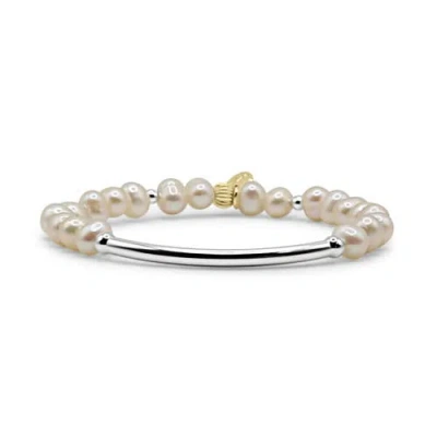 Bowood Lane Della Sterling Silver Pearl Bracelet