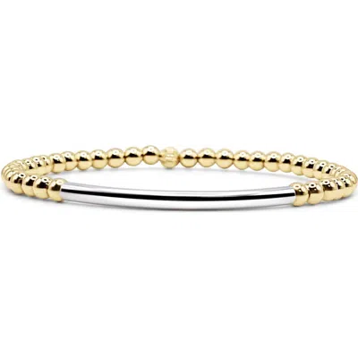 Bowood Lane London Two-tone Beaded Bracelet In Transparent