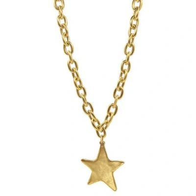 Bowood Lane Prescott Star Necklace In Gold
