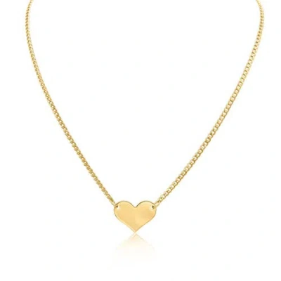 Bowood Lane Rumor Heart Necklace In Gold
