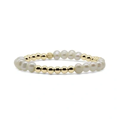 Bowood Lane Sloane Pearl Beaded Bracelet In Multi