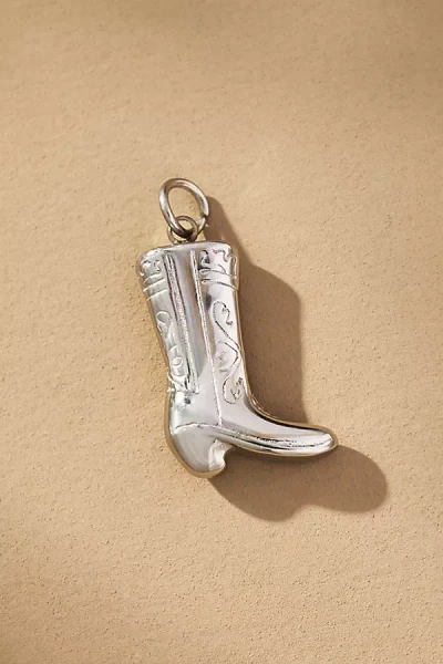 Boxbar Cowboy Boot Charm In Metallic
