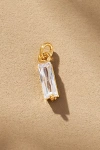 Boxbar Crystal Rectangle Charm In Gold