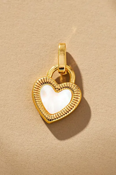 Boxbar Double-sided Heart Charm In Gold