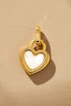 Boxbar Double-sided Heart Charm In Silver