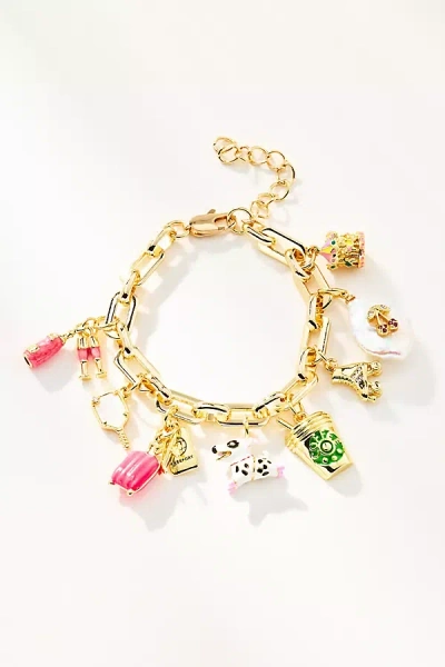 Boxbar Jet Setter Charm Bracelet In Gold