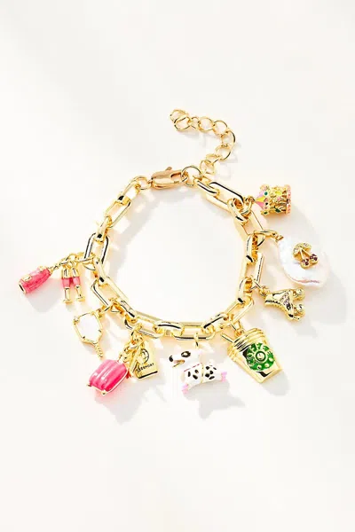 Boxbar Jet Setter Charm Bracelet In Gold