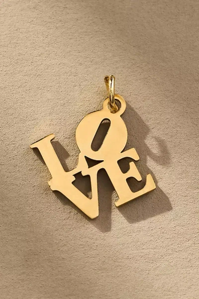 Boxbar Love Philadelphia Jewelry Charm In Gold
